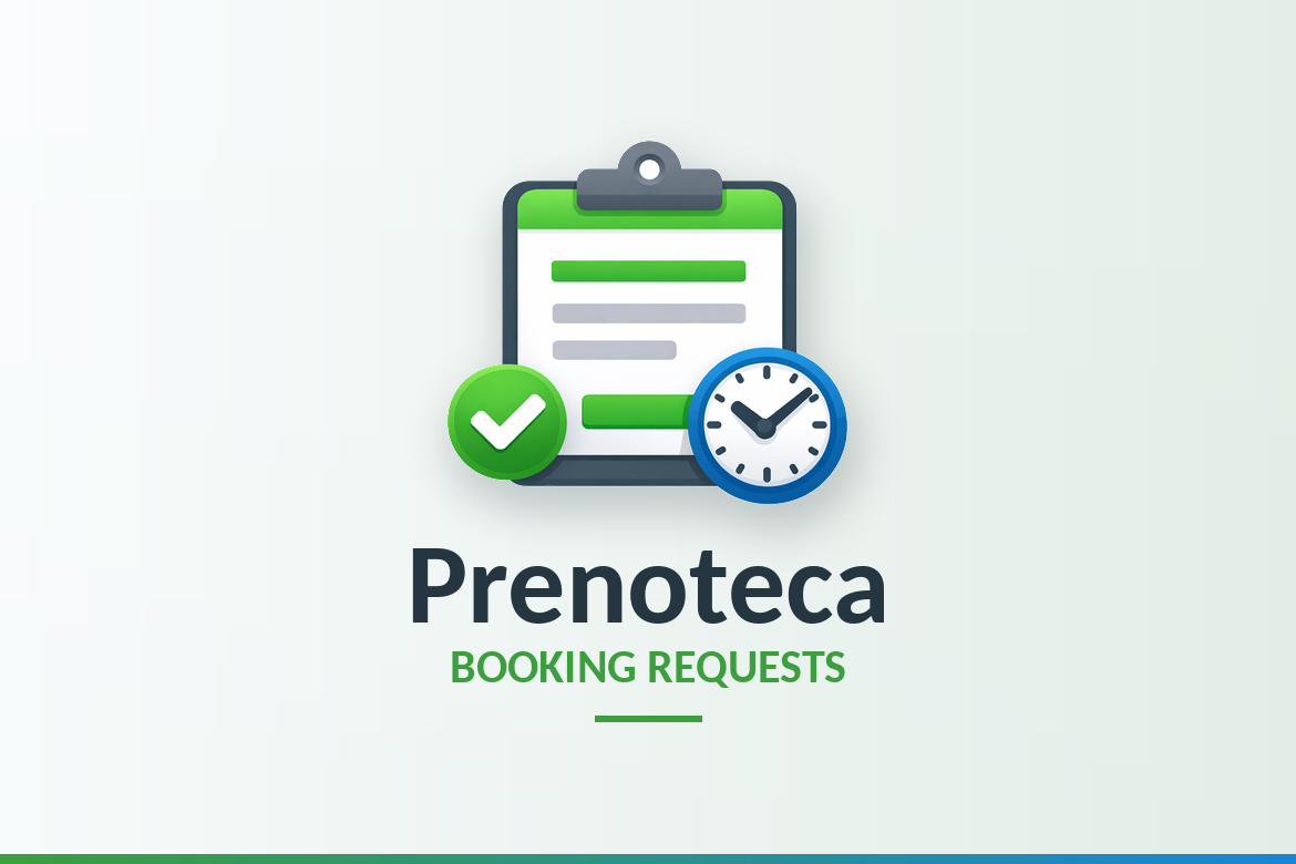 Prenoteca – Booking Requests: plugin di prenotazioni per WordPress
